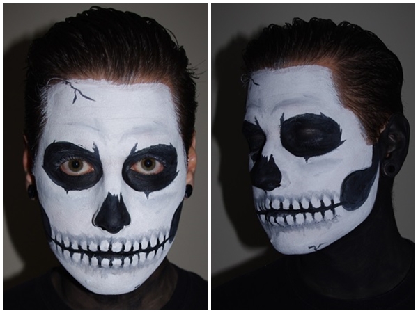 Как раскрасить лицо на Хэллоуин в домашних условиях, фото