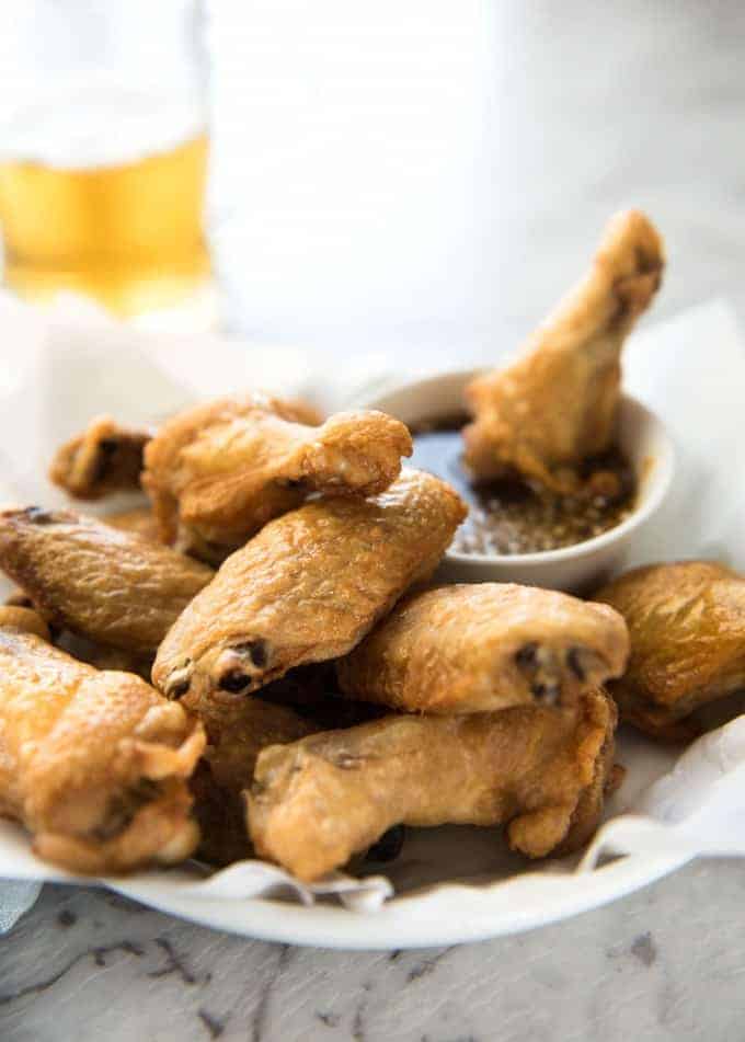 These crispy oven baked wings are so crispy, you will think they